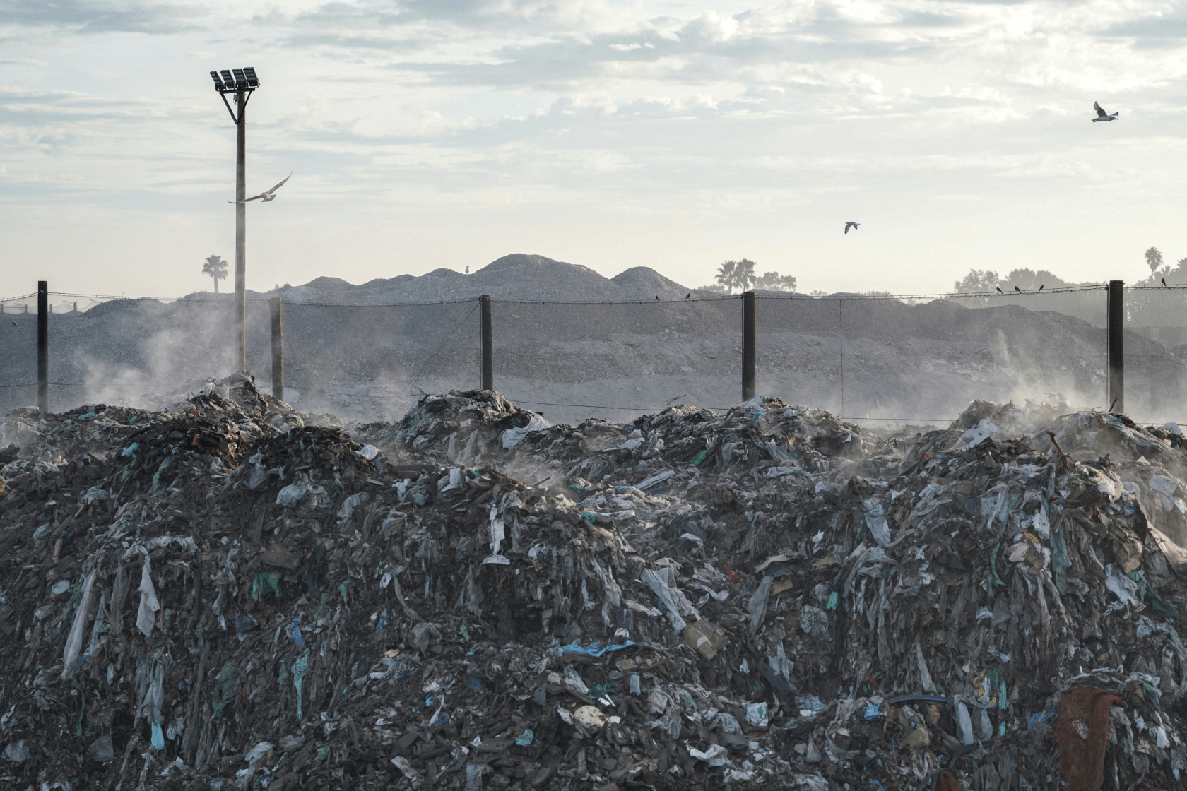 Landfill view