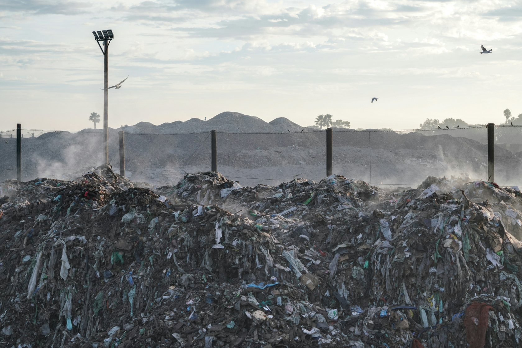 Landfill view