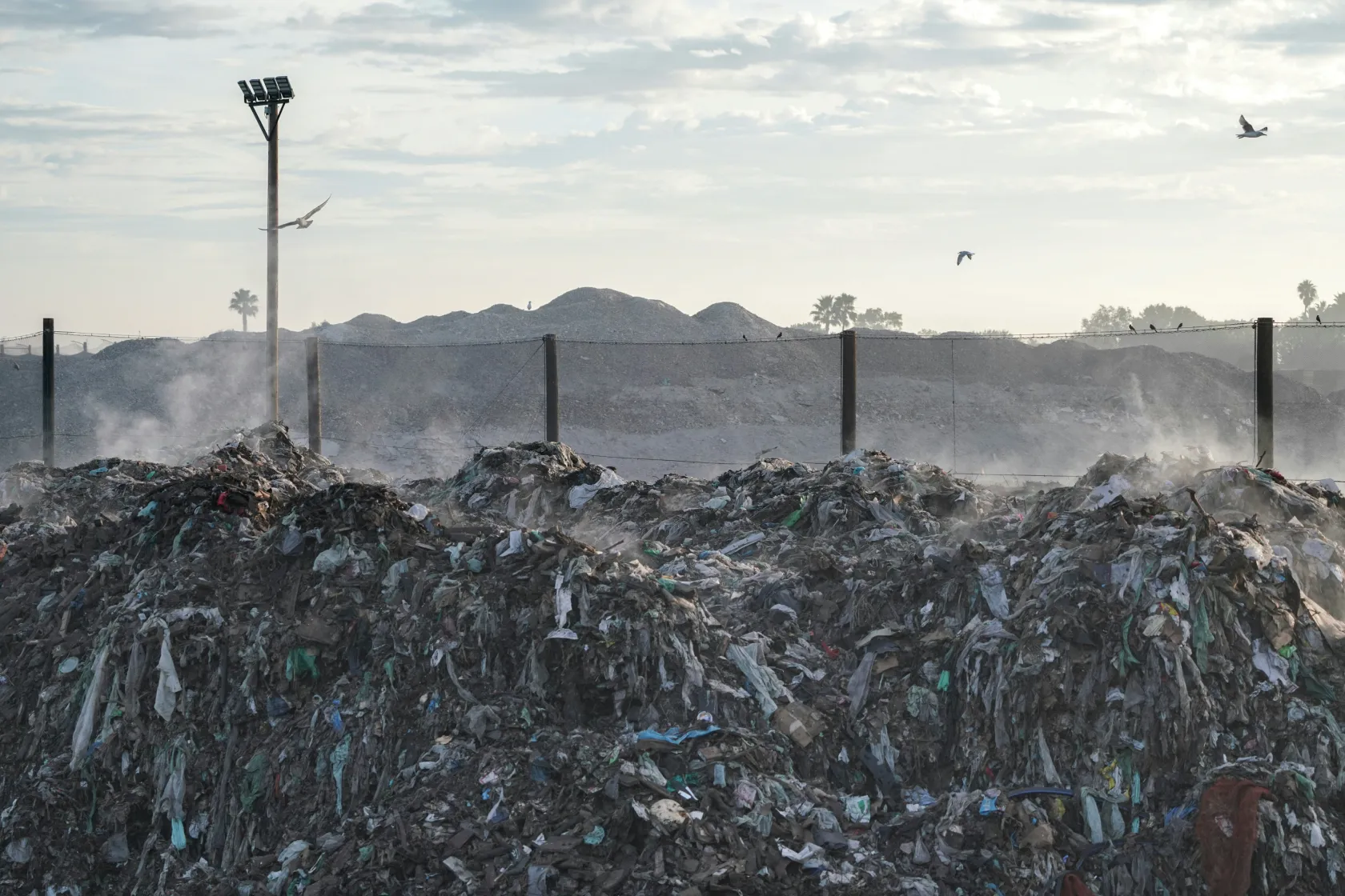 Landfill view
